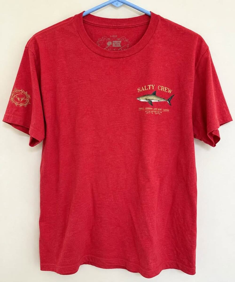 Salty Crew Bruce Shark Graphic T-Shirt Men’ youth large (as23b2)